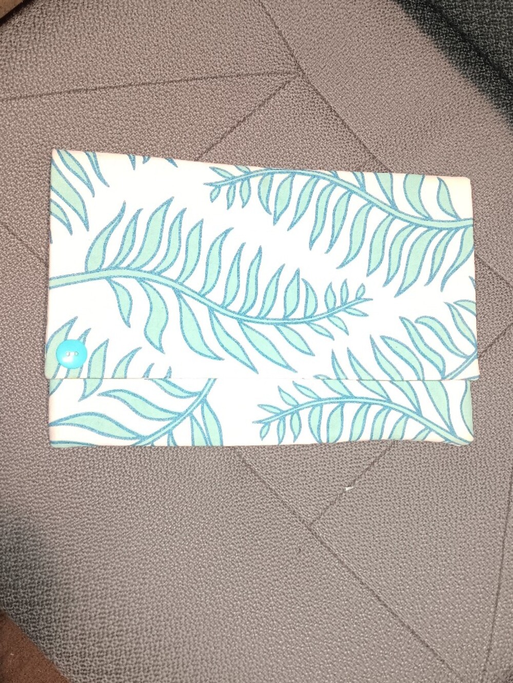 Jana Lam Palm Leaf Botanical Classic Envelope Clutch USA